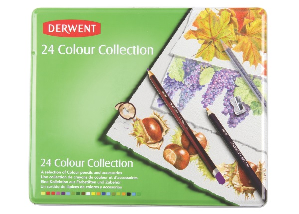 Набір"Colour Collection" Derwent у мет.кор. 24предмета