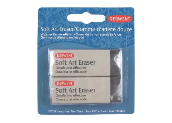 ЗНЯТІ З ВИР-ВА,Ластик "Soft Art Eraser" для мягких карандашей (2шт.) в блистере