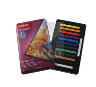 Набір кольоровий пастели "Pastels" в мет.кор. 12кол