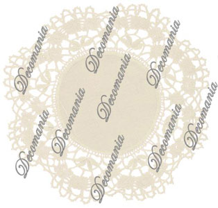 ЗНЯТО З ПРОДАЖУ! ЗНЯТІ З ВИР-ВА,Переводные деколи Lace "Ажурное кружево" d 16,5см