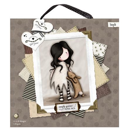 Бумага для Scrapbooking 160г 20.3х20,3см 32л GORJUSS