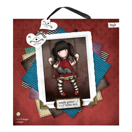 Бумага для Scrapbooking 160г 15,2х15,2см 32л GORJUSS