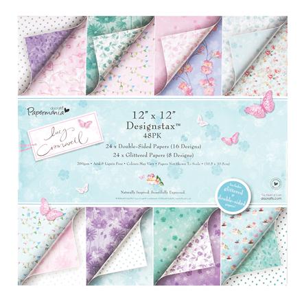 !Папір для Scrapbooking 160г 30,5х30,5см 48арк.CROMWELL