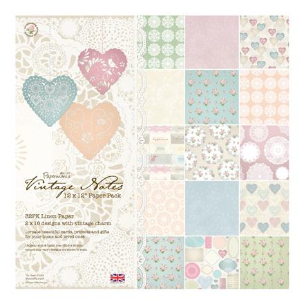 !Бумага для Scrapbooking 160г 30,5х30,5см 32арк.CHRONOLOGY