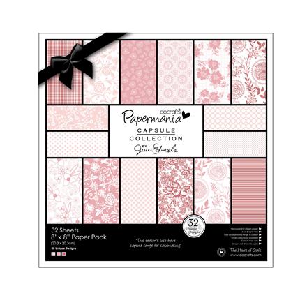 Бумага для Scrapbooking 160г 20.3х20,3см 32л CAPSULE PARKSTONE PINK