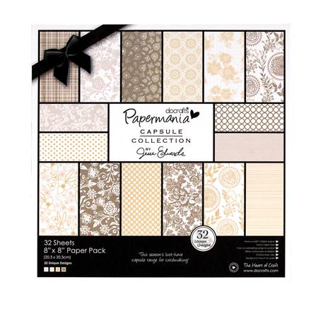 Бумага для Scrapbooking 160г 20.3х20,3см 32л CAPSULE LINCOLN LINEN