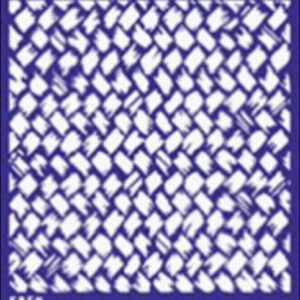 Трафарет самоклеющ.многораз14,5х14,5см №5064 СЕТЧАТЫЙ ОРНАМЕНТ ПЛЕТЕННАЯ КОРЗИНКА 2