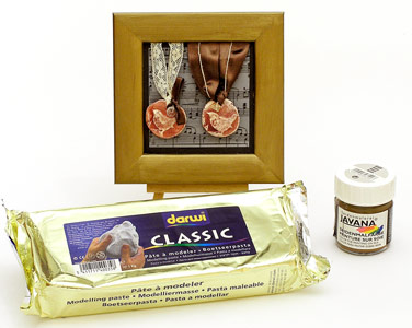 !ЗНЯТІ З ВИР-ВА,Самозастигаюча маса Classic Darwi 250гр БІЛА