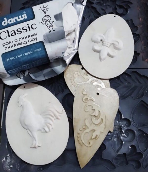 Самозастигаюча маса Classic Darwi 500гр БІЛА - Зображення 3