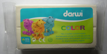 ЗНЯТІ З ВИР-ВА,Самозастигаюча маса Color Darwi 100гр БІЛА