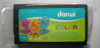 ЗНЯТІ З ВИР-ВА,Самозатверд.масса "DARWI COLOR" 100гр ЧОРНИЙ