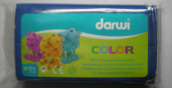 ЗНЯТІ З ВИР-ВА,Самозатверд.масса "DARWI COLOR" 100гр СИНІЙ