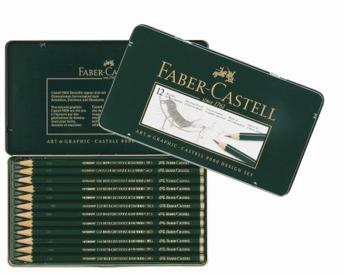 *Набір графітних олівців Faber-Castell 5H-5B в мет.кор. 12шт./119064