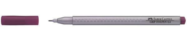 Лінер водостійкий "Grip Fine Pen" Faber Castell 0,4мм ФІОЛЕТОВИЙ СВІТЛИЙ /151637