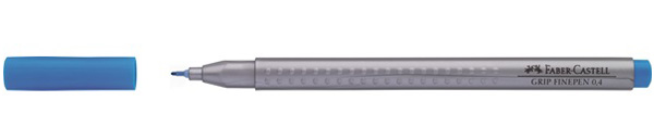 Лінер водостійкий "Grip Fine Pen" Faber Castell 0,4мм БЛАКИТНИЙ /151647