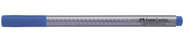 Лінер водостійкий "Grip Fine Pen" Faber Castell 0,4мм СИНІЙ /151651