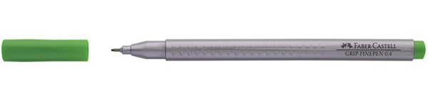 Лінер водостійкий "Grip Fine Pen" Faber Castell 0,4мм ТРАВ'ЯНИЙ ЗЕЛЕНИЙ /151666