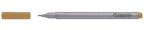 Лінер водостійкий "Grip Fine Pen" Faber Castell 0,4мм ОХРА ТЕМНА/151682