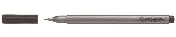 Лінер водостійкий "Grip Fine Pen" Faber Castell 0,4мм ЧОРНИЙ /151699