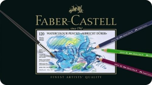 *Набір акв.олівців"Albrecht Durer" Faber-Castel в мет.кор. 120цв./117511