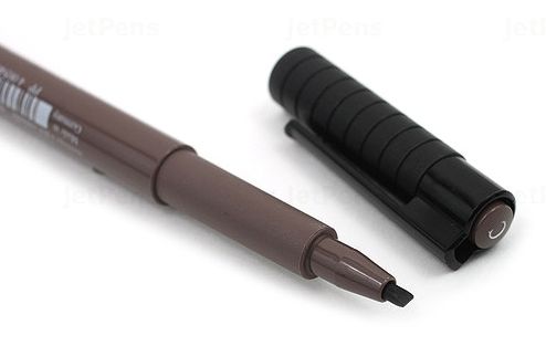 ЗНЯТІ З ВИР-ВА,Маркер перм.для каліграфії "Pitt Artist Pen" Faber-Castell 2,5мм КОРИЧНЕВИЙ /167577