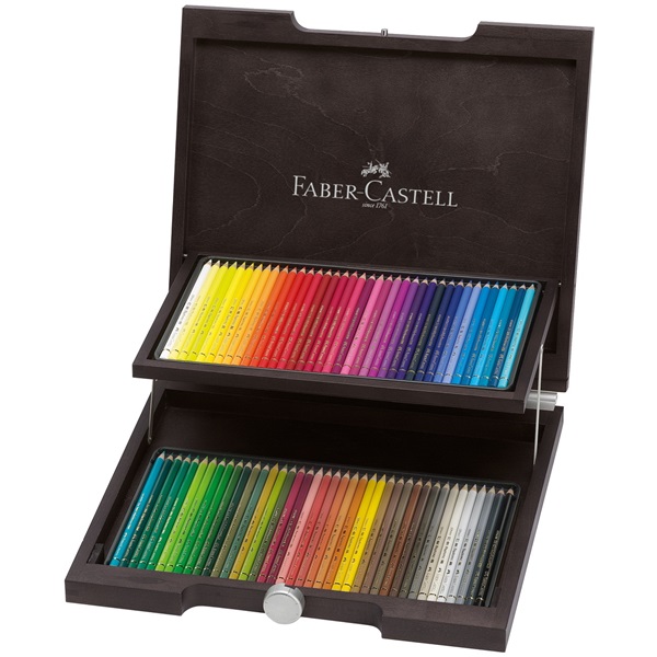 *іНабір кол.олівців. Faber-Castell у дерев.кор. 72кол /110072