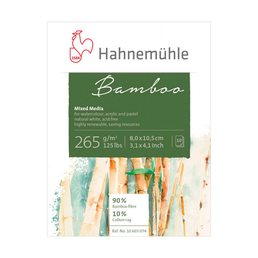 Альбом-склейка універсальний 265гр Bamboo Mixed Media 10арк.8х10,5см