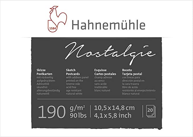 *Альбом-склейка д/граф.190гр Nostalgie Hahnemuhle 20арк.А6
