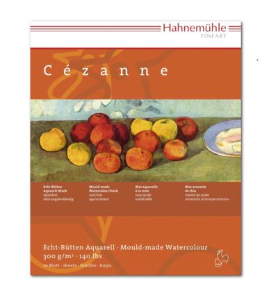 Склейка д/акв.300гр крупн.зерно бавов.+цел.альб.ф.Cezanne Hahnemuhle 10арк.24х32см
