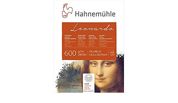 Склейка д/акв.600гр бавов."Leonardo"Hahnemuhle 10арк.24х32см
