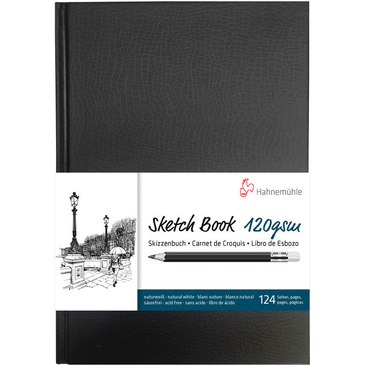 Альбом-склейка д/граф.140гр 100% цел.Booklet Hahnemuhle 20арк.А4
