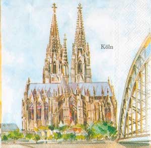 R РОЗБИРАТИ 20.1 Серветка33х33см (20шт) "Кельн" KOLN