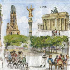 R РОЗБИРАТИ 20.1 Серветка33х33см (20шт) "Берлин" BERLIN