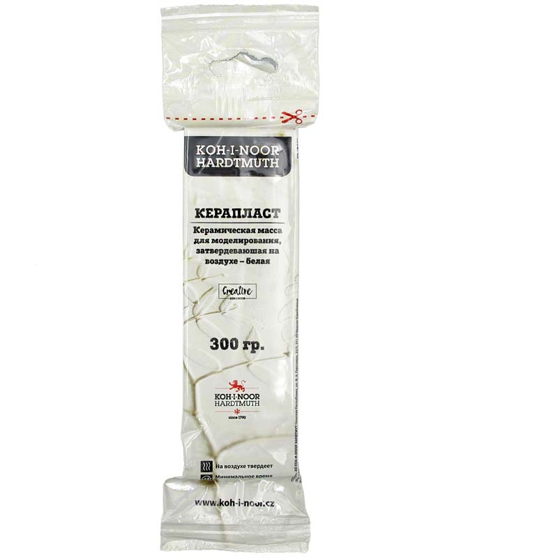 Самозастигаюча маса "Keraplast" Koh-i-Noor 300гр БІЛА