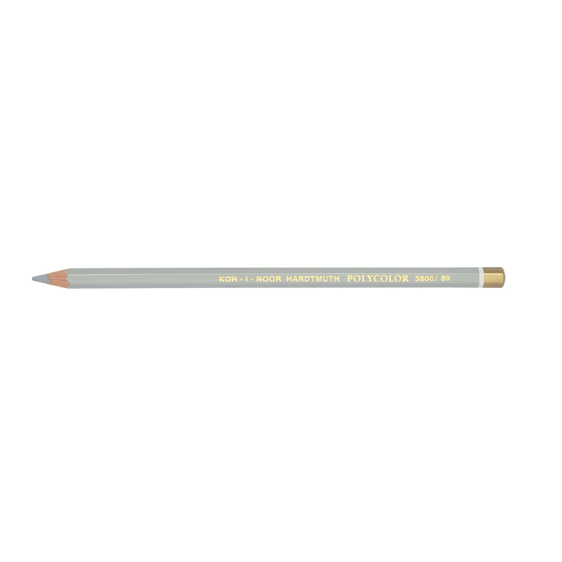 ЗНЯТІ З ВИР-ВА,Олівець кольоровий POLYCOLOR Koh-i-Noor СІРИЙ СВІТЛИЙ /3800 /69