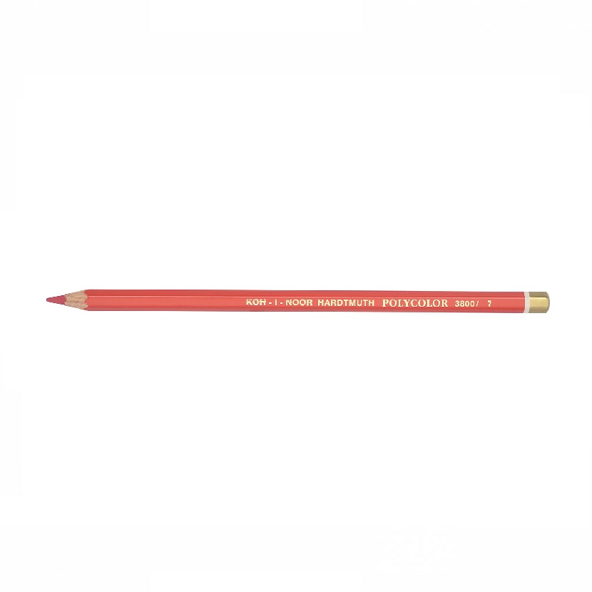 ЗНЯТІ З ВИР-ВА, Олівець кольоровий POLYCOLOR Koh-i-Noor КРАСНЫЙ КАРМИНОВЫЙ