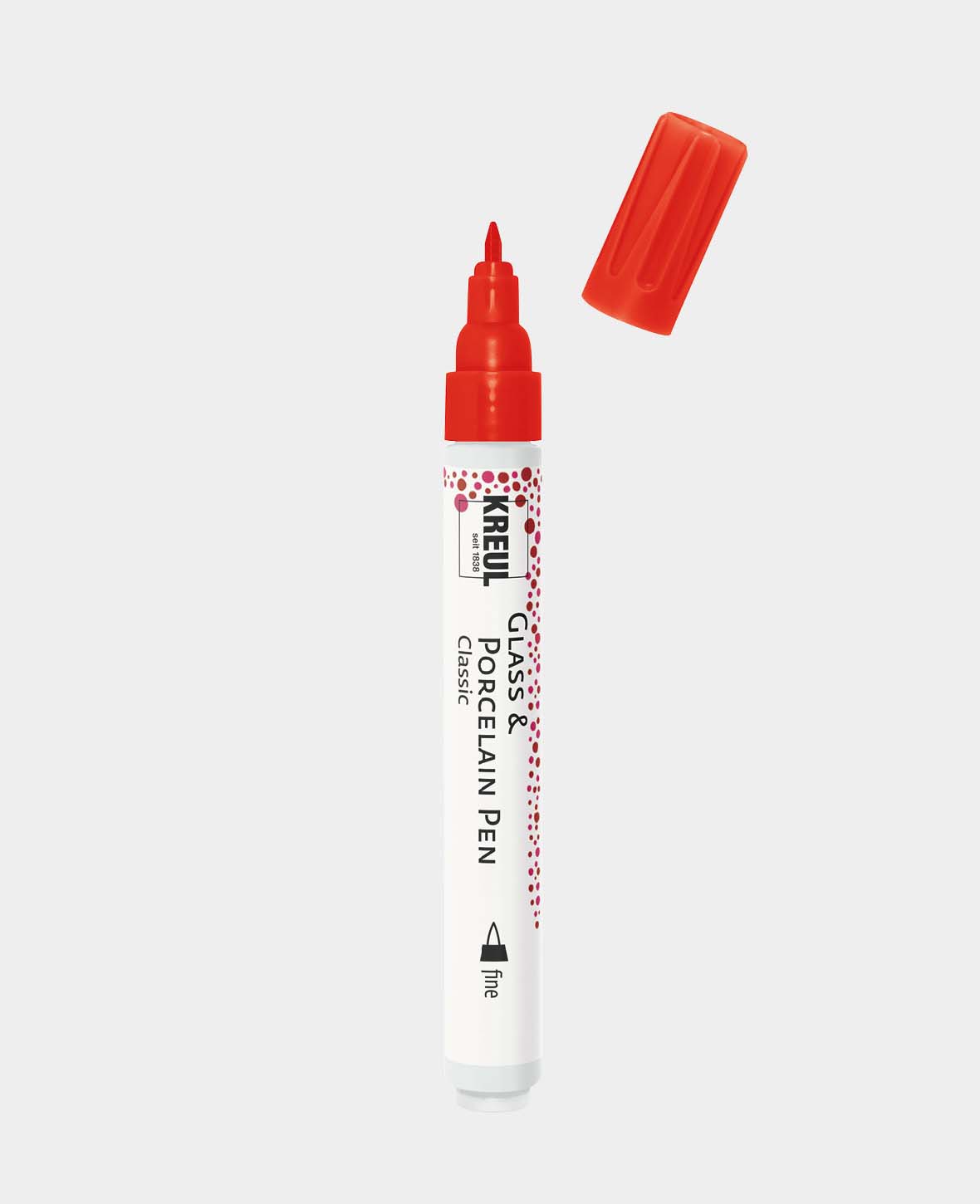 !БЕЗ ЗНИЖОК ЗНЯТІ З ВИР-ВА,Маркер д/скла та порцеляни стійкий (обж.160*С) "Glass&Porcelain Pen" Hobb