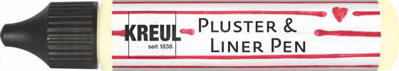 ЗНЯТІ З ВИР-ВА, Контур универсальный опухающий (стирка до 40*С) "Pluster Liner Pen" Kreul 29мл ЛЮМИН