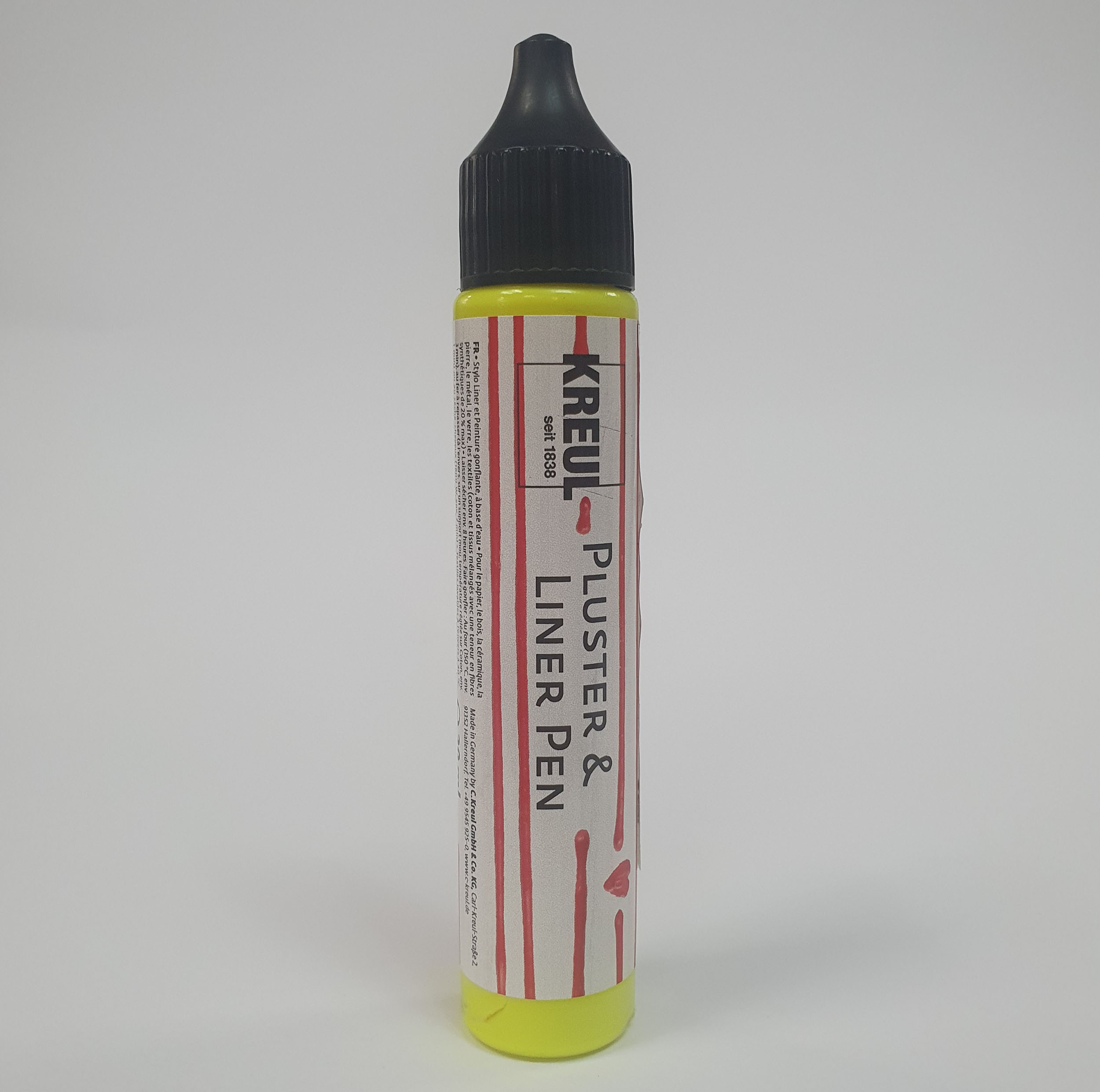 ЗНЯТІ З ВИР-ВА, Контур універсальний опухаючий (прання до 40*С) "Pluster Liner Pen" Kreul 29мл ФЛЮОР