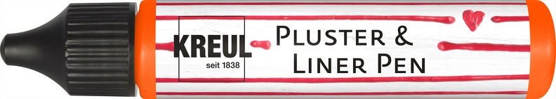 ЗНЯТІ З ВИР-ВА, Контур універсальний опухаючий (прання до 40*С) "Pluster Liner Pen" Kreul 29мл ФЛЮОР