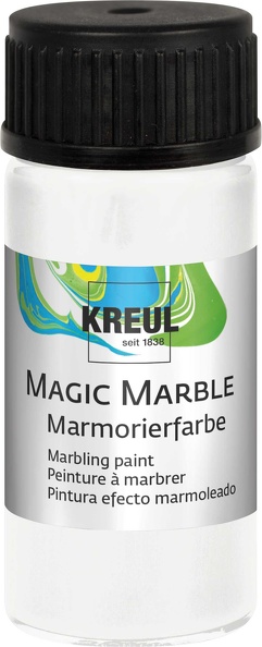!Фарба для марморуван.універсал."Magic Marble" Kreul 20мл БІЛИЙ