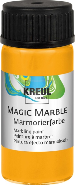 !Фарба для марморуван.універсал."Magic Marble" Kreul 20мл ЖОВТИЙ СОНЯЧНИЙ