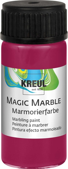 !Фарба для марморуван.універсал."Magic Marble" Kreul 20мл РУБІНОВИЙ