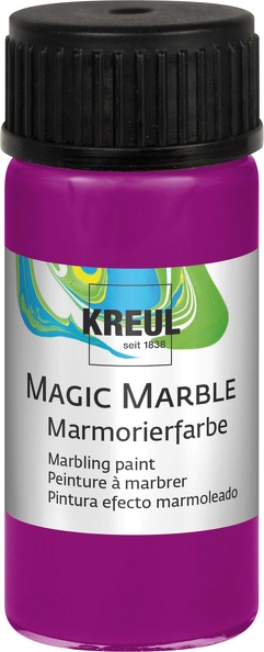 !Фарба для марморуван.універсал."Magic Marble" Kreul 20мл МАДЖЕНТА