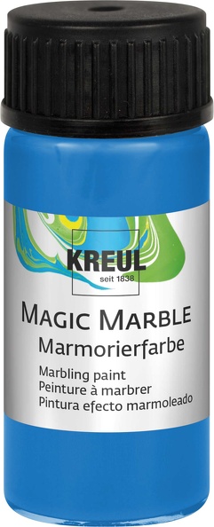 !Фарба для марморуван.універсал."Magic Marble" Kreul 20мл СИНІЙ