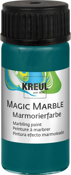 !Фарба для марморуван.універсал."Magic Marble" Kreul 20мл БІРЮЗОВИЙ
