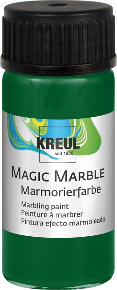 !Фарба для марморуван.універсал."Magic Marble" Kreul 20мл ЗЕЛЕНИЙ