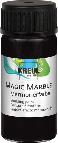 !Фарба для марморуван.універсал."Magic Marble" Kreul 20мл ЧОРНИЙ