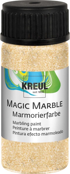 ЗНЯТІ З ВИР-ВА, !Фарба для марморуван.універсал."Magic Marble" glitter 20мл ЗОЛОТО