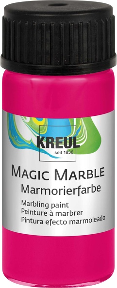 !Фарба для марморуван.універсал."Magic Marble" Kreul 20мл НЕОН РОЖЕВИЙ